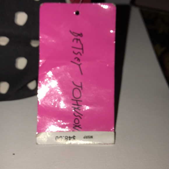 Betsy Johnson very cute polka dot bag - Picture 3 of 5